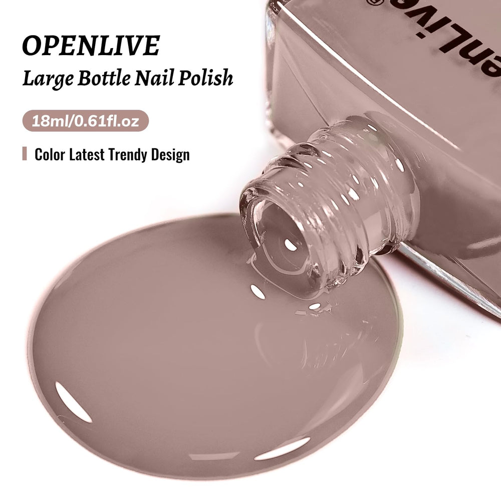 OpenLive close-up of glossy finish showcasing high-shine, salon-like appearance