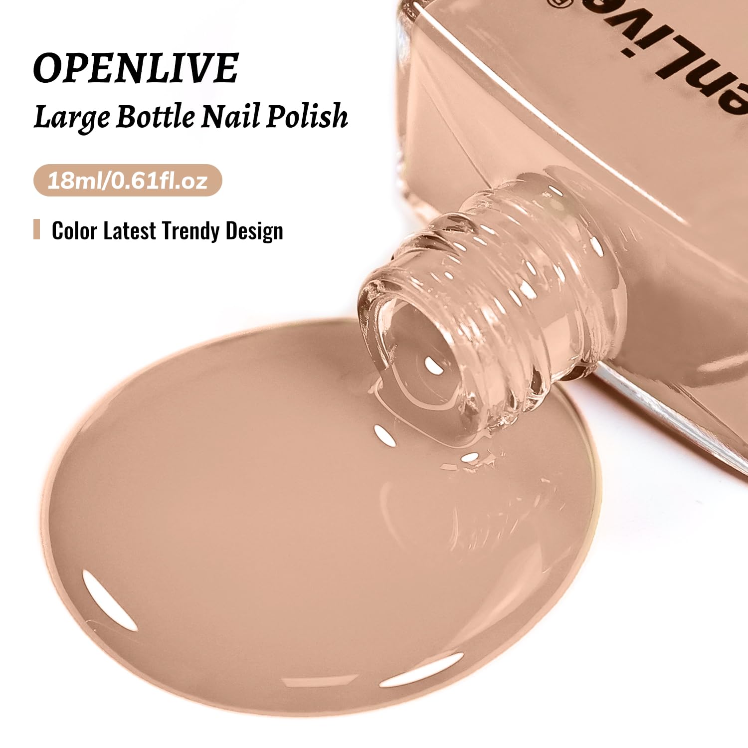 OpenLive at-home manicure scene showing easy DIY application and stylish results benefit