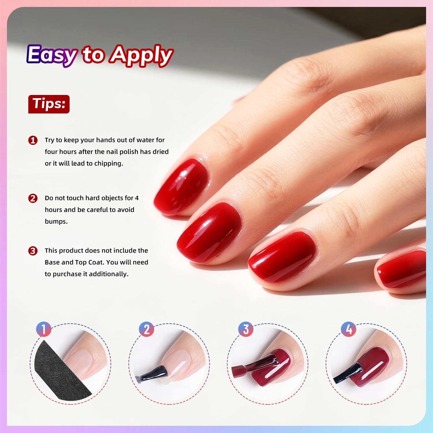 OpenLive manicure in lifestyle setting showing salon-quality finish