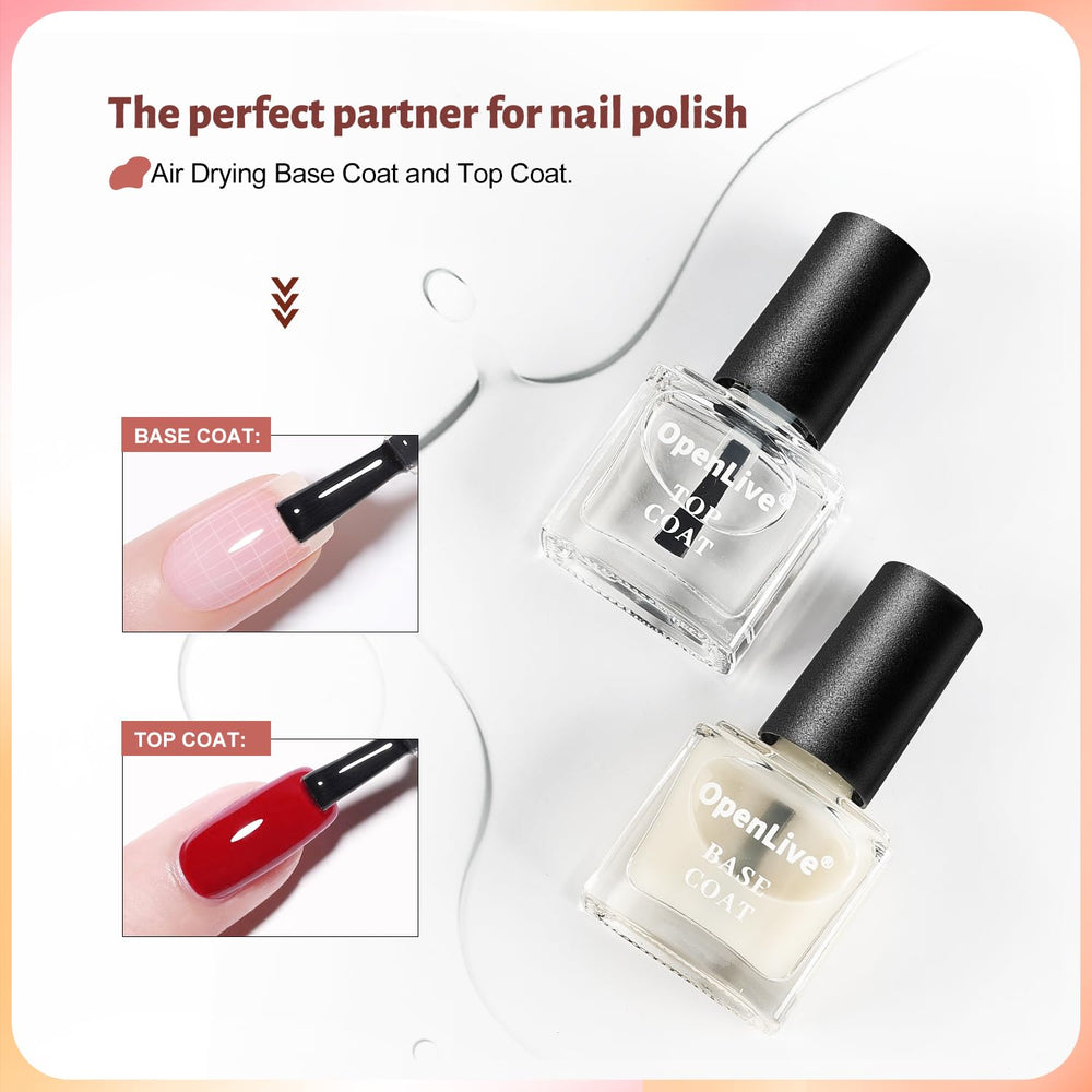 OpenLive manicure before and after lifestyle showing visible polish transformation