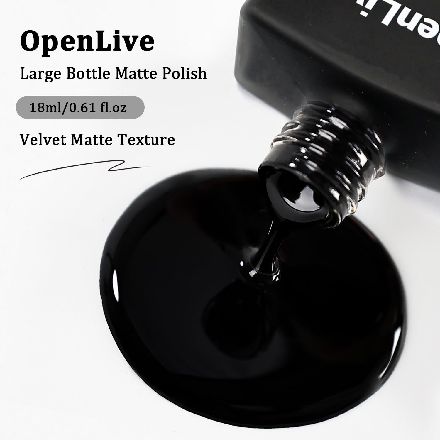 OpenLive lifestyle hand shot demonstrating chic matte manicure for everyday style