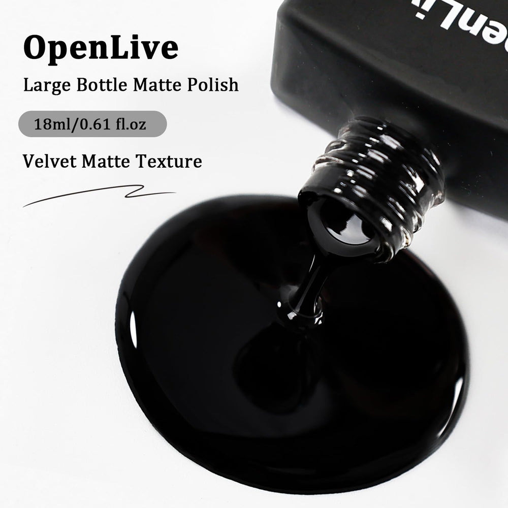 OpenLive lifestyle hand shot demonstrating chic matte manicure for everyday style