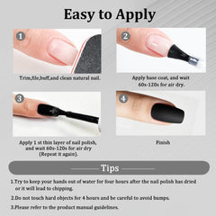 OpenLive used as nail art base showing smooth matte canvas for designs