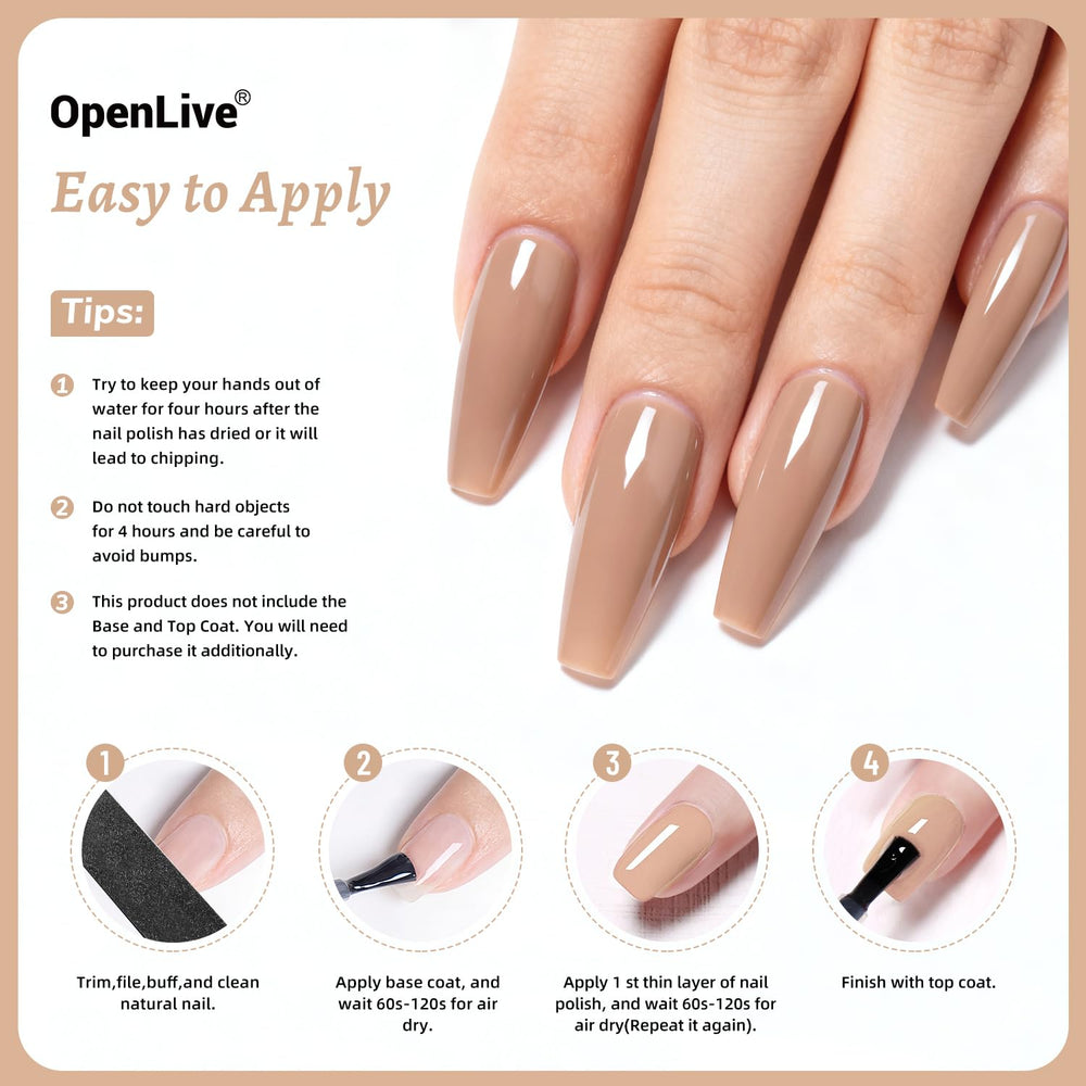OpenLive packaging label and ingredient panel showing product information and safe use benefit