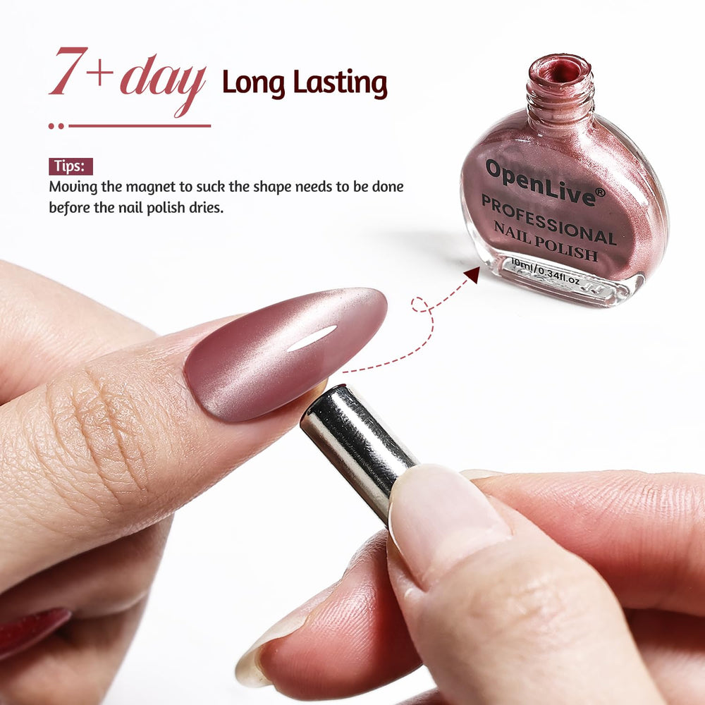 OpenLive polish brush stroke showing smooth texture and even coverage