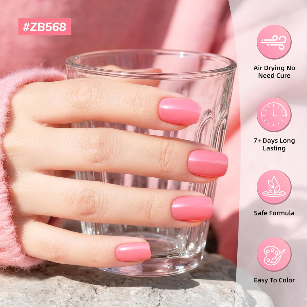 OpenLive nail polish applied on hand model, shows long-lasting wear benefit