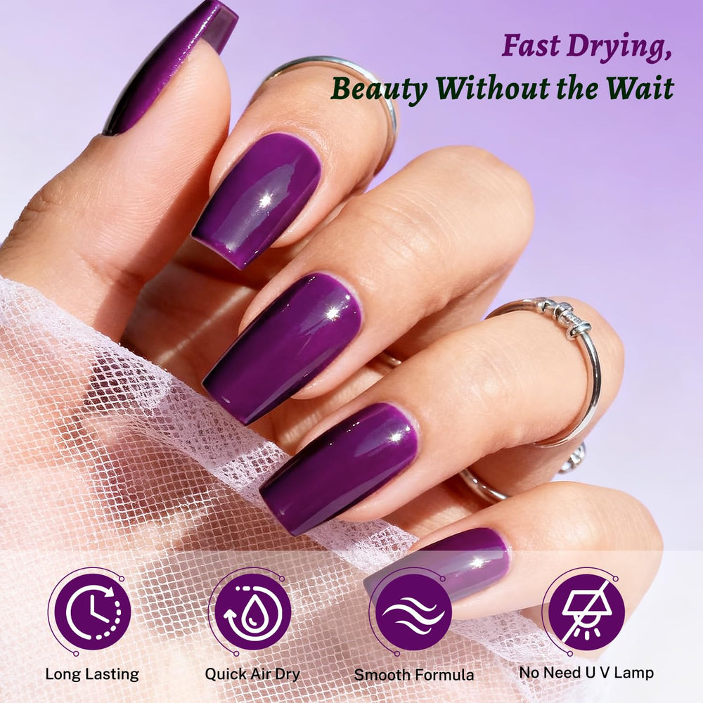 OpenLive close-up of painted nail highlighting high-gloss shine and even color