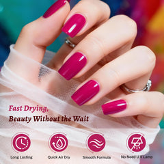 OpenLive closed-up polish surface with glossy shine and rich pigment