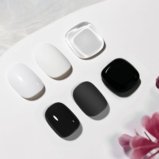 OpenLive white polish bottle close-up highlighting smooth pigment