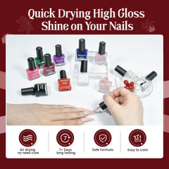 OpenLive set with base and top coat displayed to show complete manicure system benefit