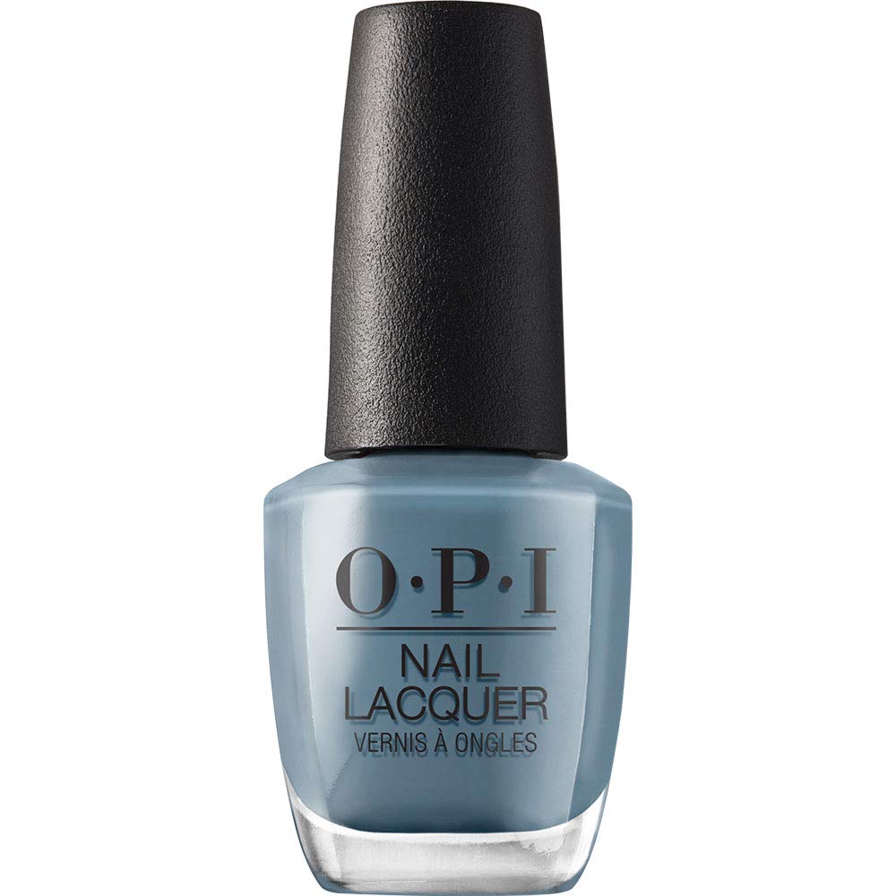 OPI bottle front view showing Alpaca My Bags green and glossy finish