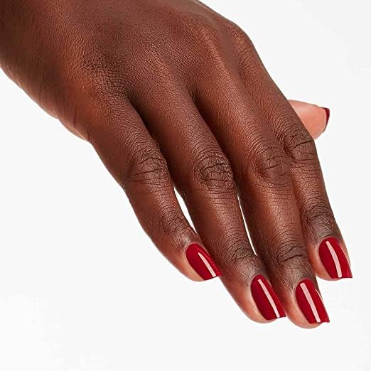 Close-up of lacquer texture showing OPI rich, streak-free coverage