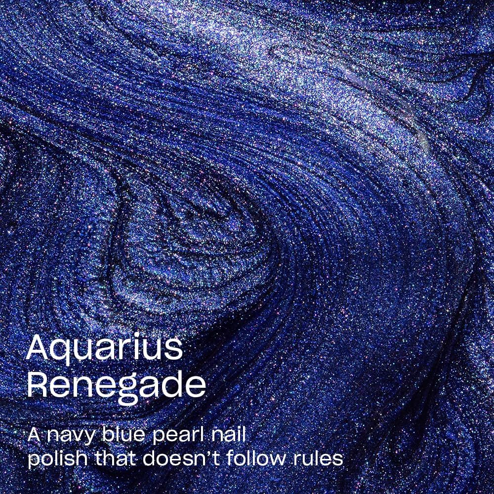 OPI brush stroke of Aquarius Renegade displaying smooth coverage and streak-free finish