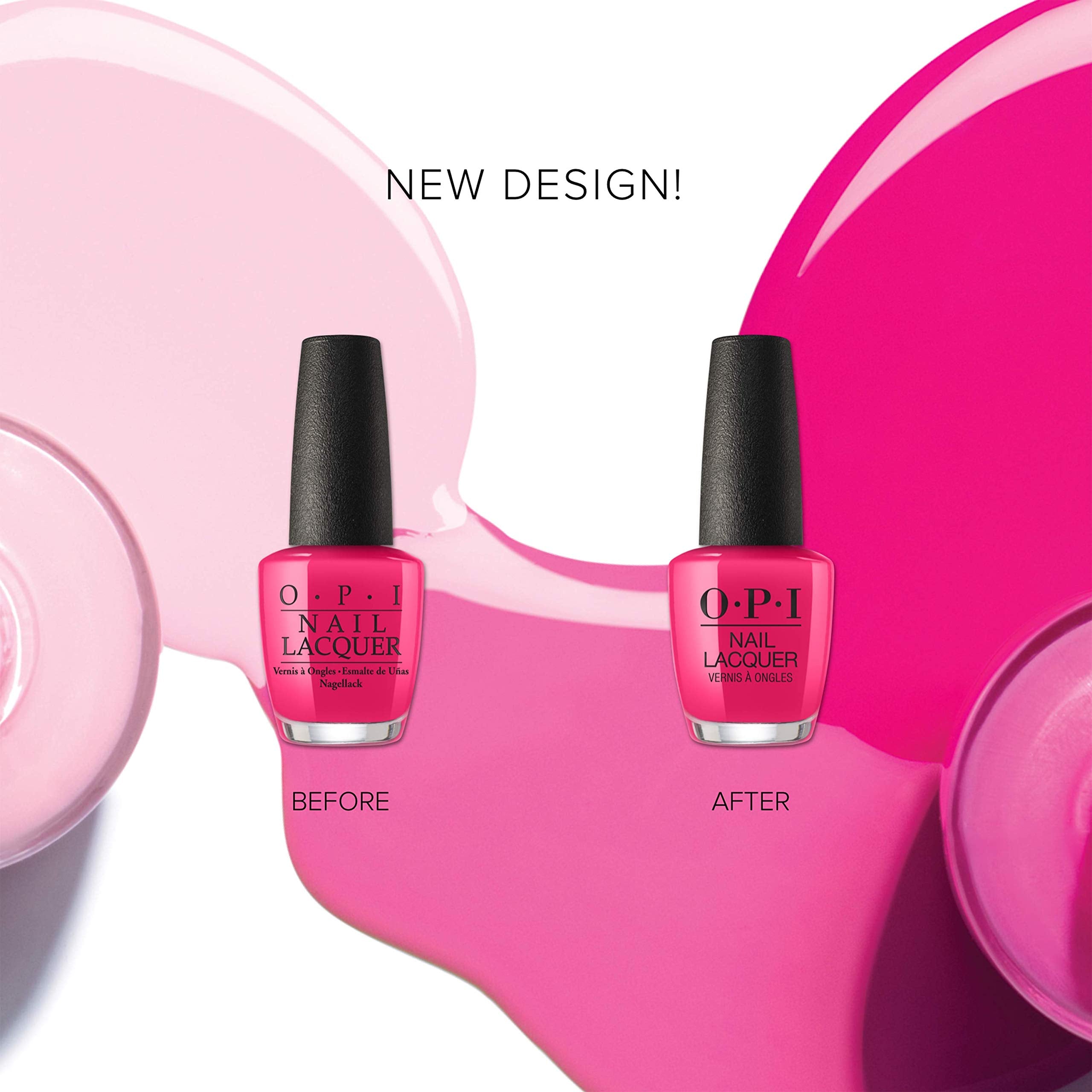OPI manicure on nails in beach setting conveying sunlit, elegant look
