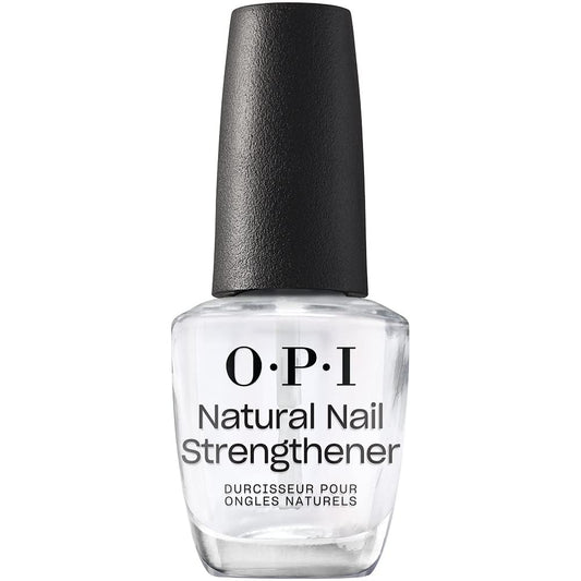OPI bottle front view showing label and sleek finish for clear identification and benefit