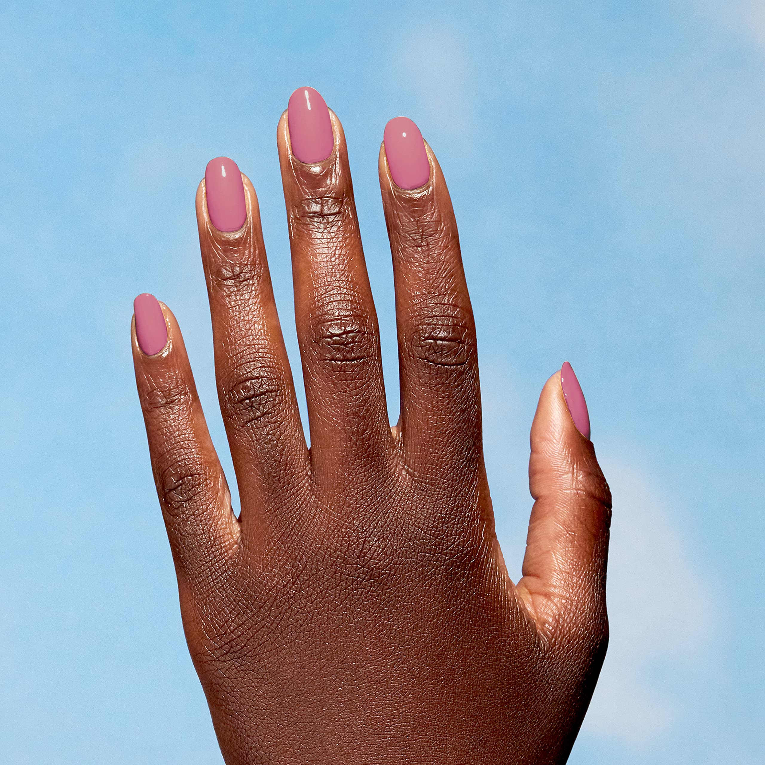 OPI bottle staged with plants showing natural-origin focus and eco appeal benefit