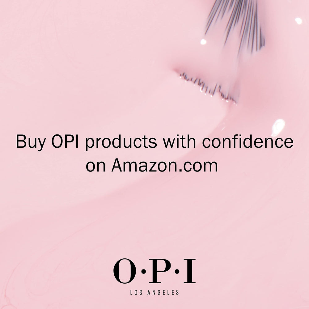OPI product label and ingredient panel highlighting refillable system transparency