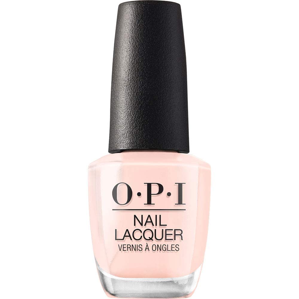 OPI bottle front view showing Bubble Bath shade and glossy finish