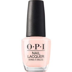 OPI bottle front view showing Bubble Bath shade and glossy finish
