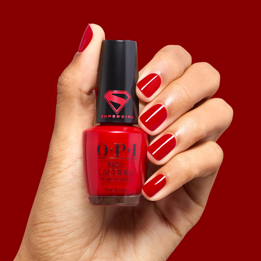 Bottle cap and label detail highlighting OPI branding and quality formula