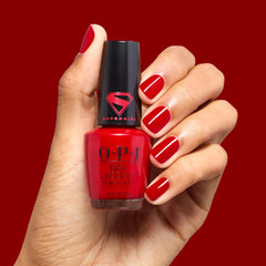 Bottle cap and label detail highlighting OPI branding and quality formula