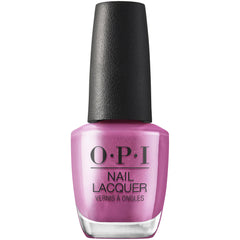 OPI CosMIC Drop front bottle showing rich metallic dark pink color and brand