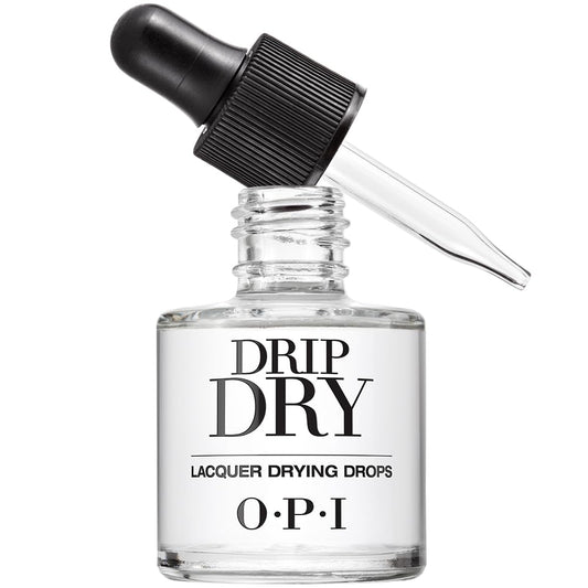 OPI front bottle shot showing compact 8ml size and logo benefit quick drying