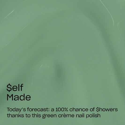 OPI $elf Made pro-wide brush close-up delivering smooth, even application benefit