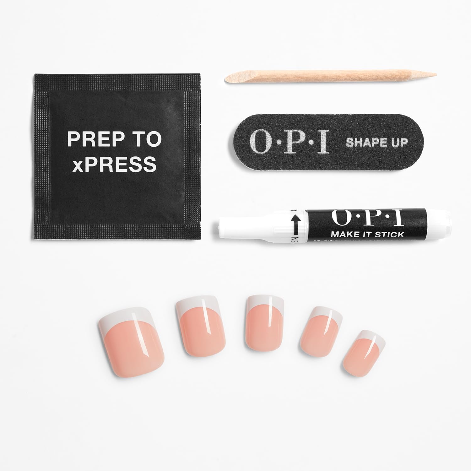 OPI Fluent in French lifestyle photo on hands showing polished French manicure and everyday elegance