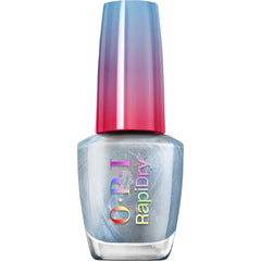 OPI freeze n’ thank you front packaging showing pearly blue finish and glossy benefit