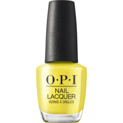 OPI bottle front view showing vibrant yellow shade and glossy finish