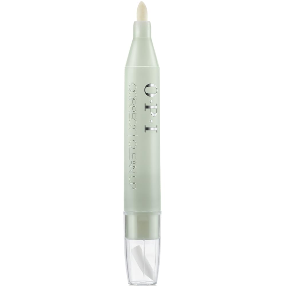 OPI front view of corrector pen showing compact refillable design and convenience