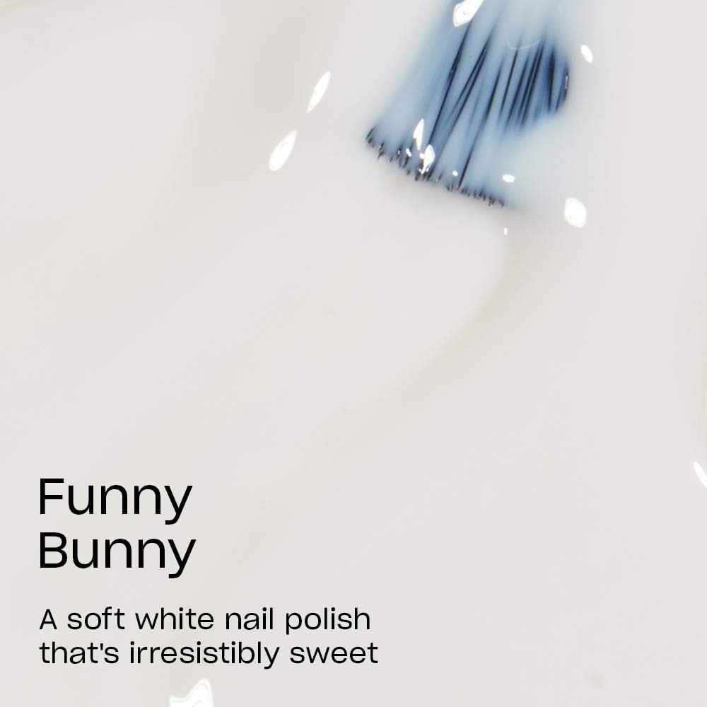 OPI Funny Bunny pro-wide brush close-up demonstrating smooth streak-free application