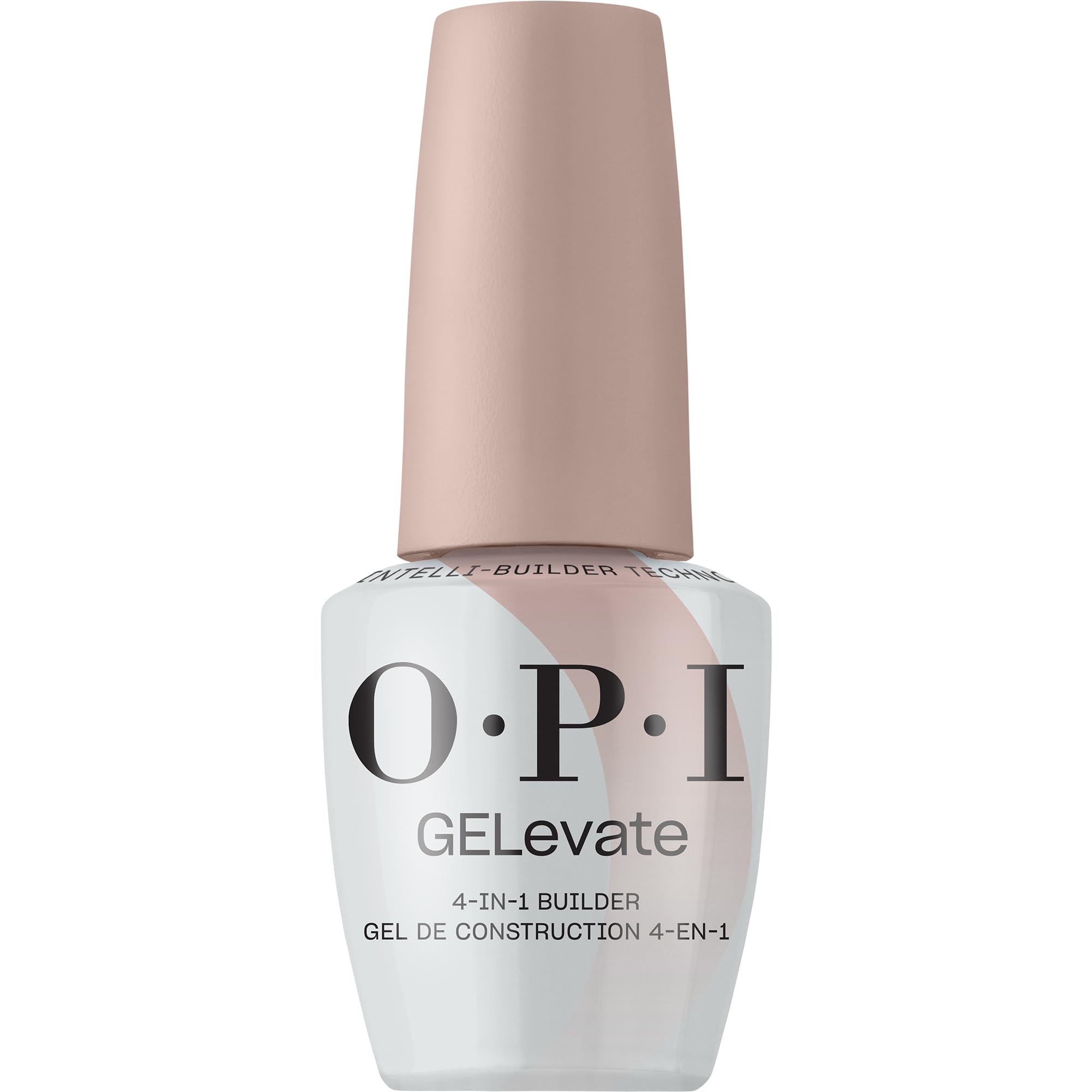 OPI GELevate front bottle showing clear builder gel and brand