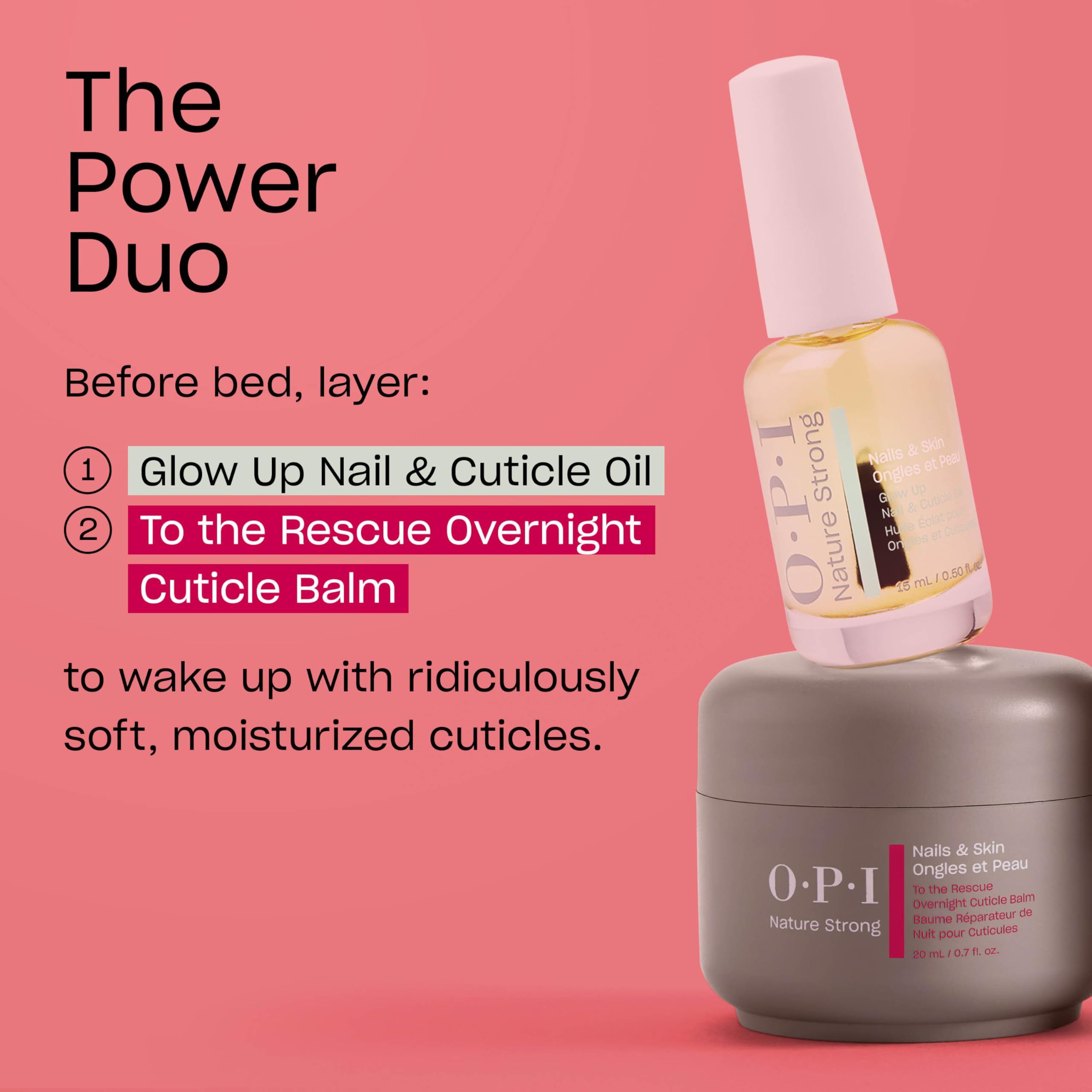 OPI bottle next to a coin to show 8 mL compact travel-friendly size