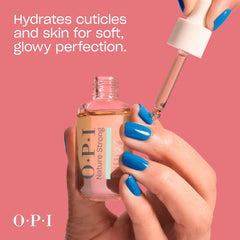 OPI nail before and after image showing smoother, healthier-looking cuticles