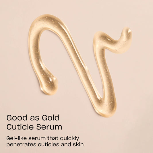 OPI Good as Gold tube close-up highlighting compact travel-ready design