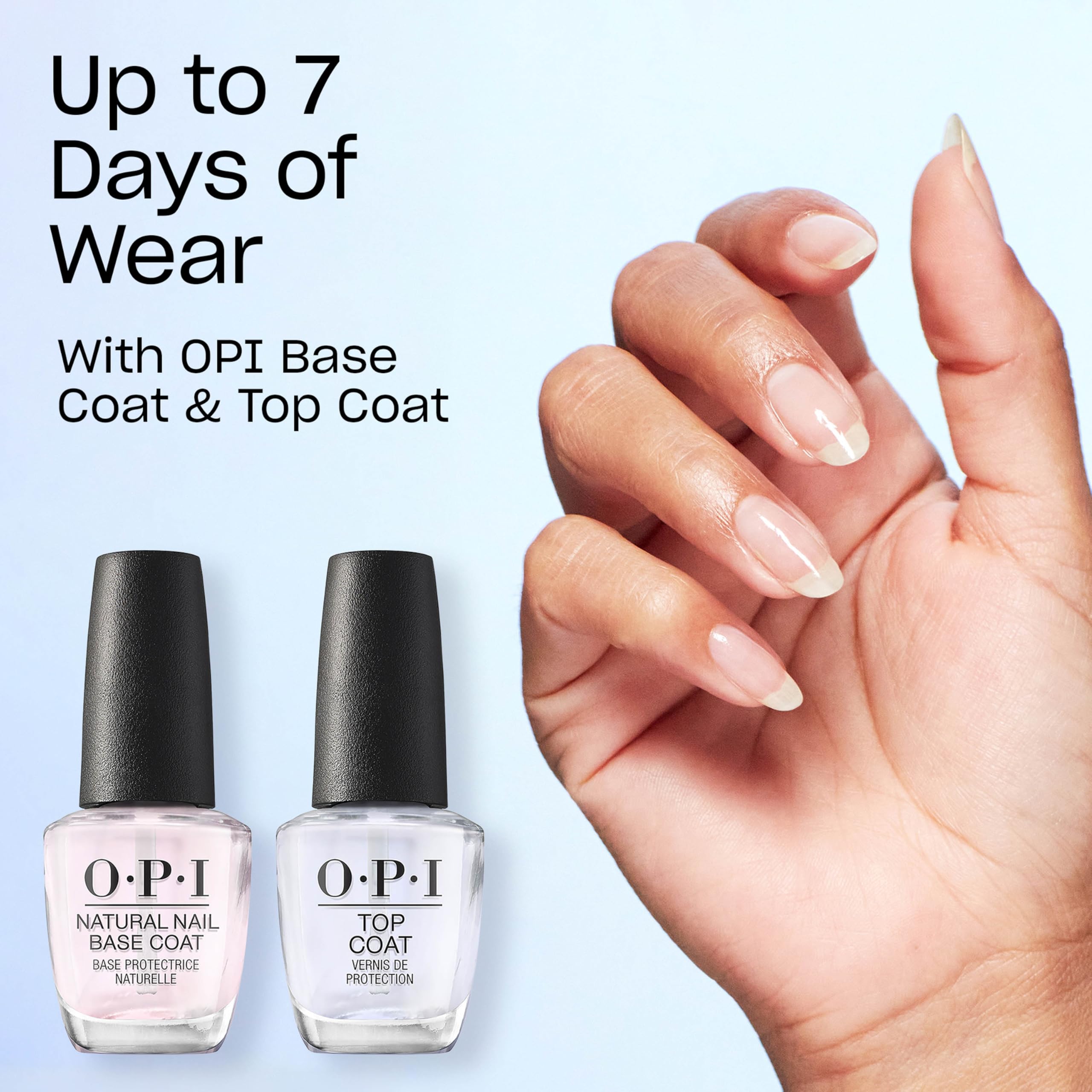 OPI bottle label and packaging displaying product name and holiday 2025 edition