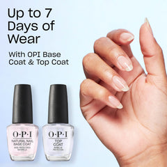 OPI bottle label and packaging displaying product name and holiday 2025 edition
