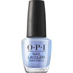 OPI Happy Play-ce front bottle showing label and pastel blue shimmer finish
