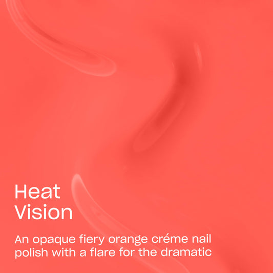 OPI Heat Vision brush applying smooth swipe for streak-free coverage benefit