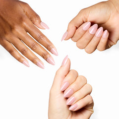 OPI close-up of holographic glaze texture showing subtle luminous shimmer
