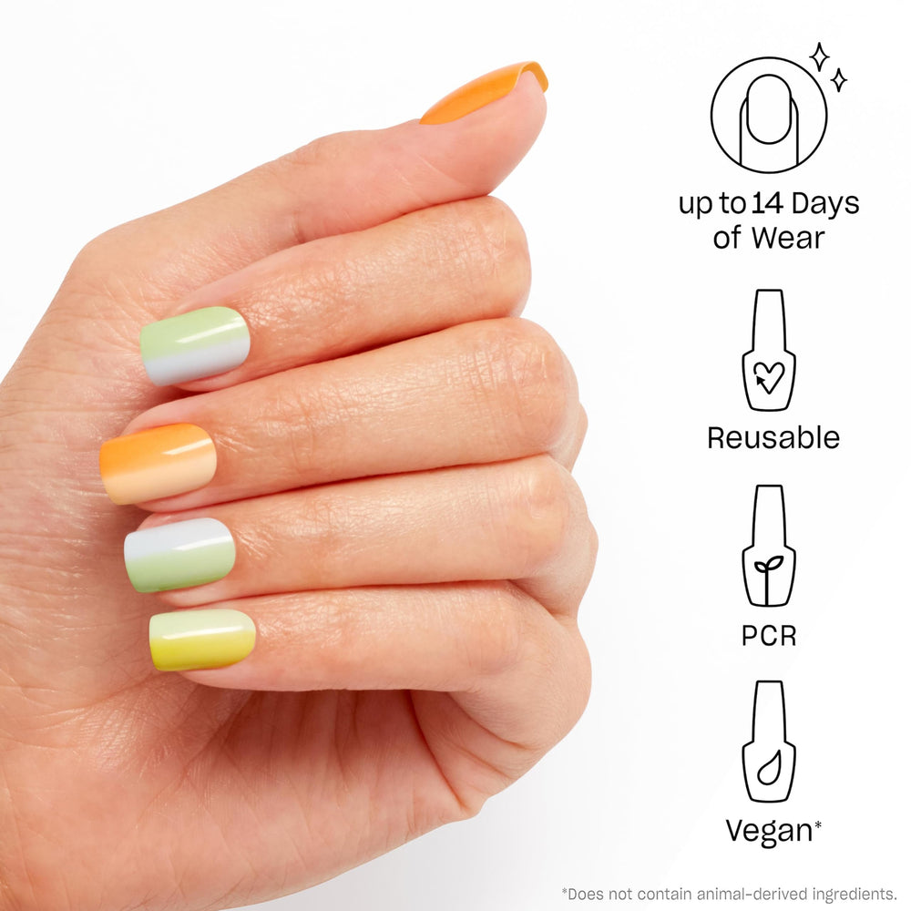 OPI Hue-cid Dreams tip size array with 24 tips displayed for perfect custom fit