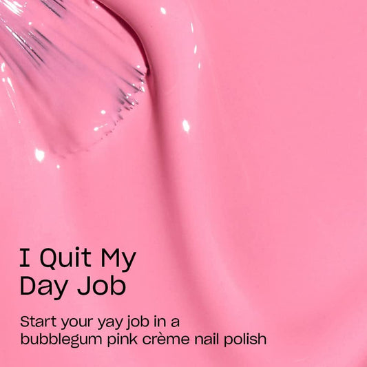 OPI brush stroke of I Quit My Day Job demonstrating smooth, even coverage and full opacity