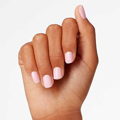 OPI polish applied to fingers demonstrating streak-free, fast drying