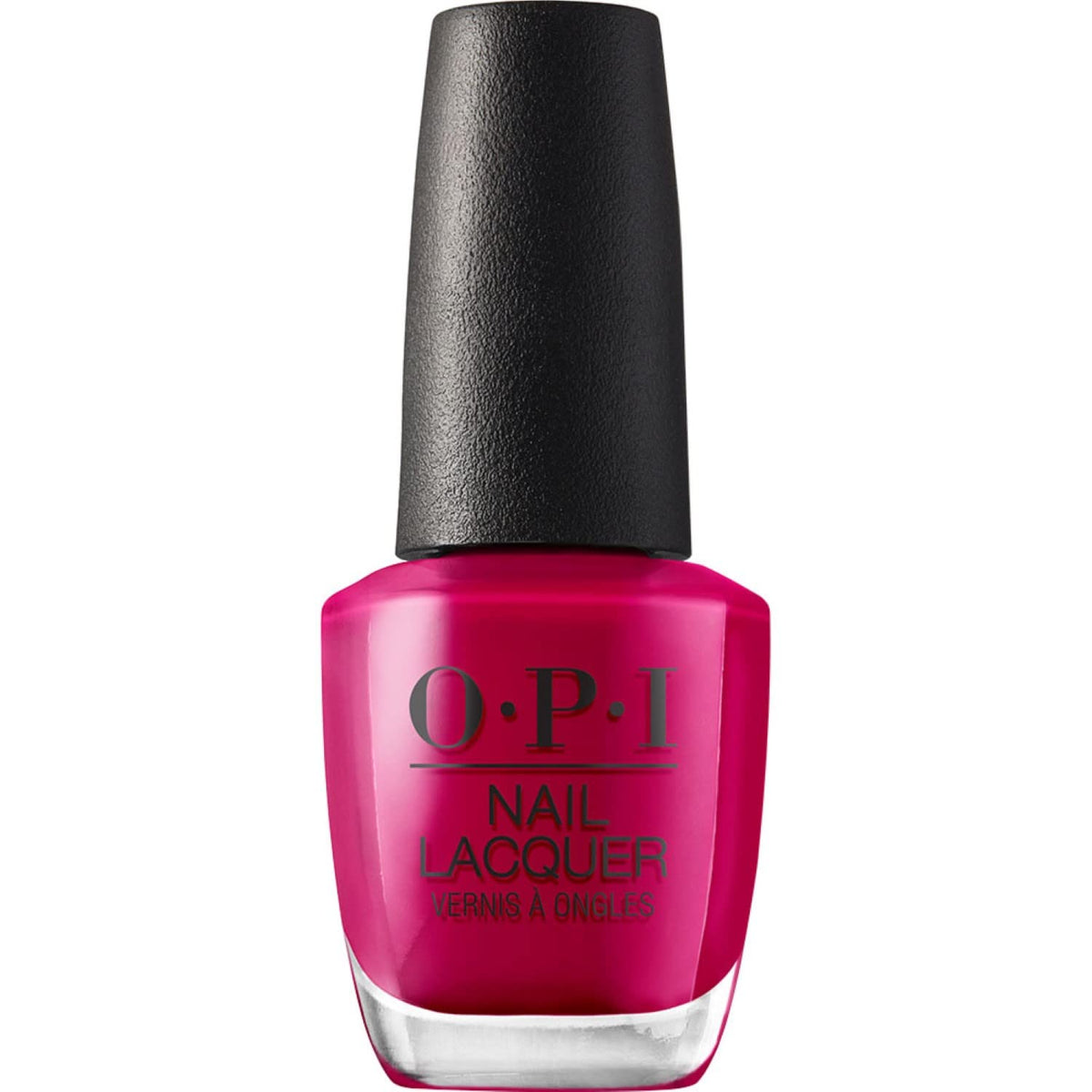 OPI Koala Bear-y front bottle showing bright pink shade and glossy finish