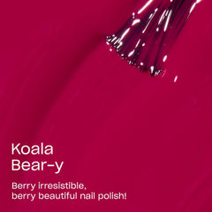 OPI Koala Bear-y swatch on skin highlighting accurate true-to-color payoff