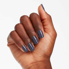 OPI close-up texture of Less is Norse highlighting high-shine crème finish