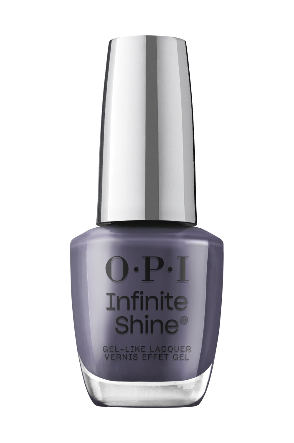 OPI Less is Norse front packaging showing deep blue color and gloss