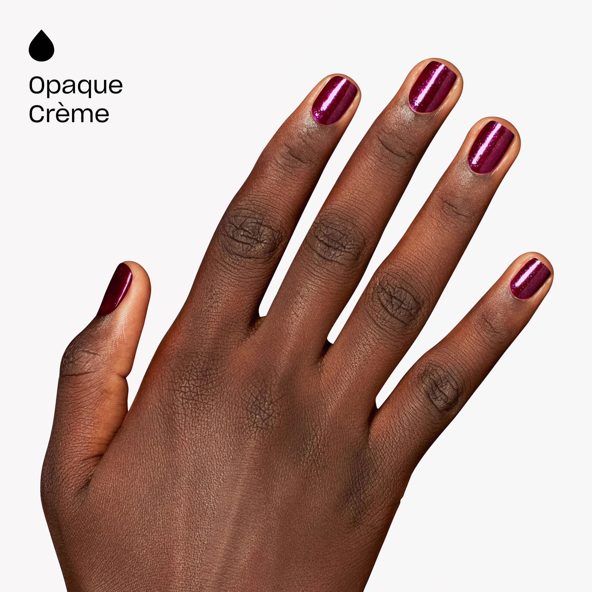 OPI close-up of shimmer particles in Lincoln Park After Brunch enhancing light reflection benefit